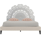 Hand Carved King Size Bed Headboard Bed Head H26